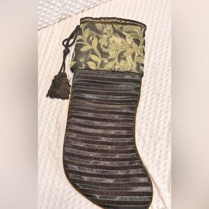 Elegant  Holiday Stocking